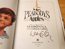 Loren Long SIGNED Mr. Peabody's Apples Madonna 2003 First Edition Hardcover