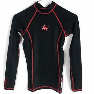 Crown Gear XStream Long Sleeve Sport Fit Rash Guards Shirt Womens Size Small