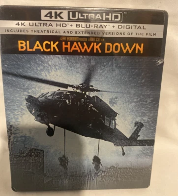 Black Hawk Down Best Buy Exclusive Steelbook 4K Ultra HD UHD Blu-Ray Sealed Foto 1 de 2