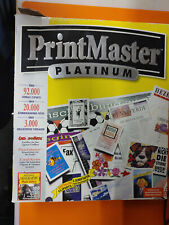 *Vintage*Print Master Platinum Win95 and 3.1 CD-Rom 6 CD,German Language Version