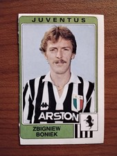 1984-85 PANINI FOOTBALL ALBUM #147 BONIEK SOLD OUT ORIGINAL NEW WITH VELINA