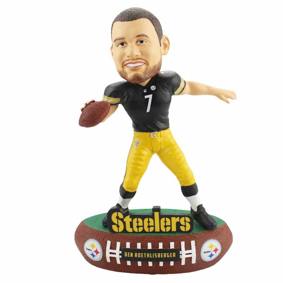 Balón Ben Roethlisberger Pittsburgh Steelers Edición Especial Bobblehead NFL Foto 1 de 1