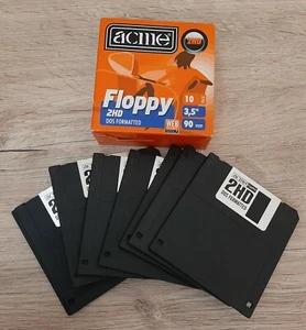 Vintage Computer Floppy Disks ACME. 2HD volume 1.44 MB. 8 pieces - Picture 1 of 12