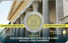 2 euros Bélgica 2017 - Universidad de Gante - Coincard, versión francesa