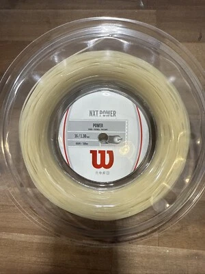 WILSON SPORTING GOODS New Wilson NXT Power 16g Tennis String Reel 200M Multifilament