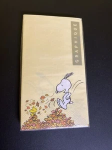 Arachidi Snoopy Woodstock 3 strati 8x4,5" tovaglioli da cocktail 16 ct - Foto 1 di 3