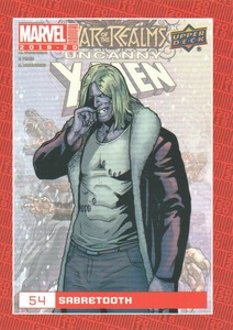2019-20 Marvel Annual Trading Card #54 Sabretooth