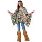 Costume poncho hippie robe de fantaisie Halloween