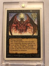Lord Of The Pit Unlimited Edition VG/EX  MTG  4RCards