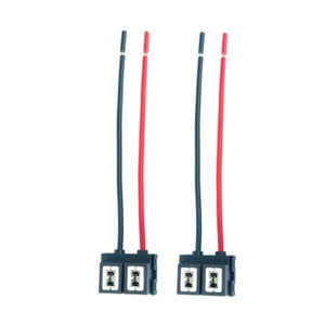 H7 Headlight Lamp Bulb Sockets with Wiring Harness 2pcs - Picture 1 of 5
