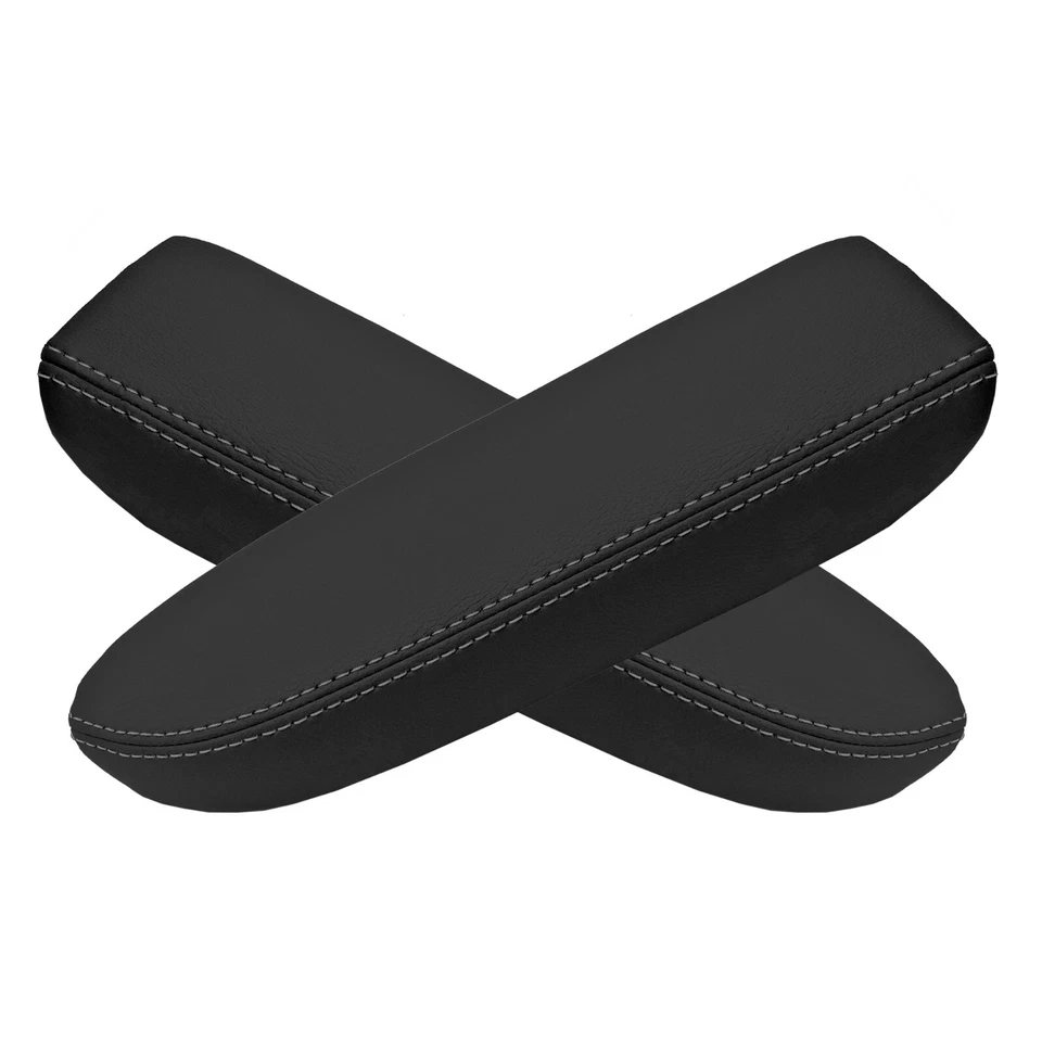 Cubierta de panel de puerta con reposabrazos de cuero PVC para Lexus GX 470 2003-2007 puntada gris Foto 1 de 4