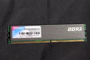 Patriot Ram DDR2 2gb (2 x 1Gb) 800mhz - Foto 1 di 1