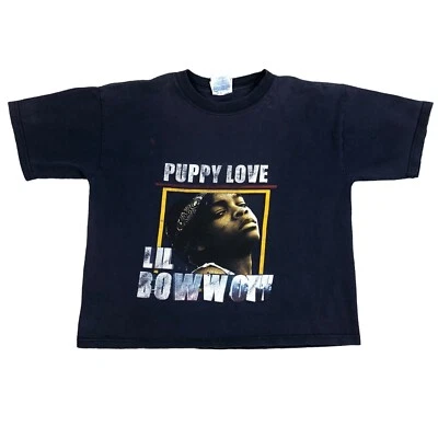 Camisa Gildan Lil Bow Wow Puppy Love Azul Marino Gira Juvenil XL Foto 1 de 4