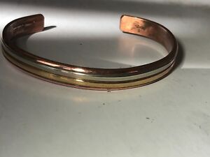 sergio lub copper bracelet Signed 