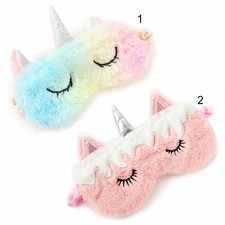 Girls Kids Sleeping Unicorn Eye Mask Travel Sleep Women Blindfold Sex Blackout