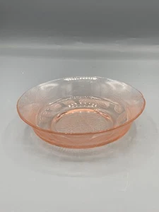 Vintage McBeth-Evans Pink depression glass Dogwood 5 1/2” bowl - Picture 1 of 4