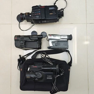 4x Canon Vintage Digital Camcorders 8mm Hi8 Job Lot UC8Hi G1000 E850Hi UC600 - Photo 1/8