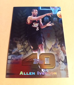Allen Iverson 1997 Topps Topps 40 #T22 Basketball Insert Card - Picture 1 of 2
