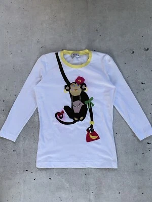 Camiseta RARA Moschino Barata y Elegante Manga 3/4 Mono Logo Talla S Mujer Foto 1 de 4