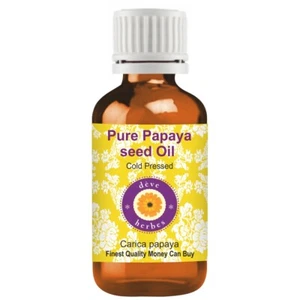 Deve Herbes Pure Papaya seed Oil (Carica papaya) Cold Pressed for Skin - Picture 1 of 35