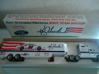 KEN SCHRADER #52 MOREMA INC RCI 1/64 SCALE 1993 RACE TEAM HAULER  1/2500 - Image 1 of 4