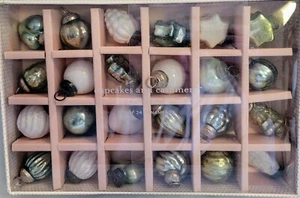 Cupcakes Cashmere At Home Set Of 24 Christmas Ornaments 1" Figural Shapes - Picture 1 of 11