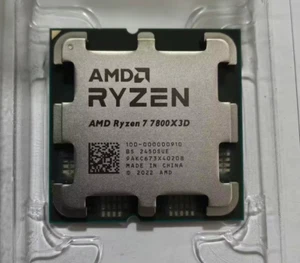 AMD Ryzen 7 7800X3D Socket AM5 4.20GHz 8C/16T 96MB 120W CPU processor - Picture 1 of 1