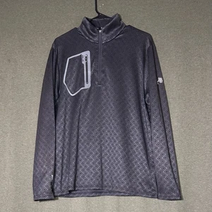 Polo Ralph Lauren RLX Golf Performance Stretch 1/4 Pullover Black Mens Large - Picture 1 of 8