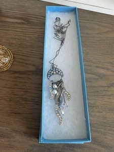 Touchstone crystal jellyfish 30" adjustable Necklace new in box - Picture 1 of 7