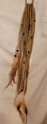 Synthetic Dreadlock Pony Tail Hair Tie- 18 " ASH Blonde - Image 1 of 3