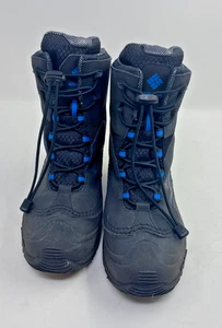 Columbia Waterproof Boots Youth 5 Bugaboot Plus IV Black Snow Winter BY5955-010 - Picture 1 of 7