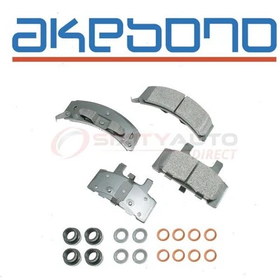 Akebono Pro-ACT Front Disc Brake Pad Set for 1988-1999 GMC K1500 4.3L 5.0L rv Foto 1 de 4