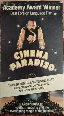 Cinema Paradiso (1990, VHS) Rare HBO Video SCREENER PROMO - Image 1 of 3