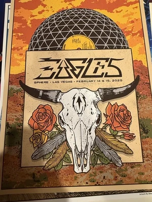 Impresión de póster #25/530 Eagles Official & Authentic Sphere del 14 al 15 de febrero de 2025 Foto 1 de 4