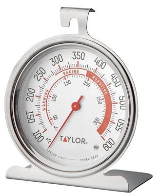 TAYLOR Oven Thermometer, 3 In. Round - 5932