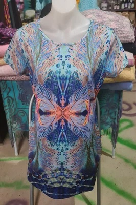 Women's Short Sleeved Dress.  Size M. Zip Up Back. Soft Fabric. - image 1 of 4