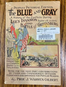 Vintage 1922 Peoples Pictorial Edition. "The Blue and Gray" Battle of Gettysburg - Picture 1 of 10