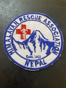 Vintage Nepal Himalayan Rescue Association Aufnäher (Mt Everest Climbers & More) - Bild 1 von 2