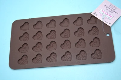 Heart shaped Silicone Candy Mold  1” - Image 1 of 2