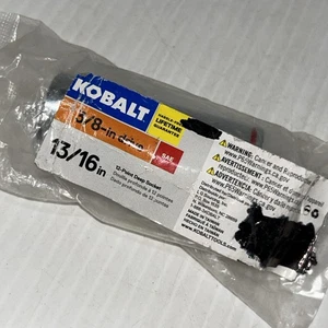 KOBALT 3/8” Drive Deep 12pt SAE Socket-Red Stripe 13/16” /119j - Picture 1 of 7