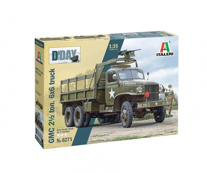 Italeri 6271 - 1/35 GMC 2 1/2 Ton. Camion D-Day 80e Anniversaire - Neuf - Photo 1/1