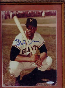 Monte Irvin Autograph 8x10 Photo Jsa Cert Pro Framed - Picture 1 of 1