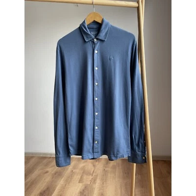 Camisa de punto Hackett Garment teñida Slim Fit Jersey talla M - Imagen 1 de 4