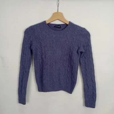 Maglione Ralph Lauren da Donna Viola 100% Cashmere Presunta Taglia 40 Taglia S - Immagine 1 di 4