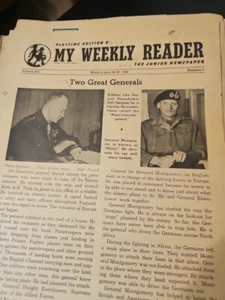 The Junior Newspaper 1941-1947 Misc. 97 Copies My Weekly Reader - Picture 1 of 10