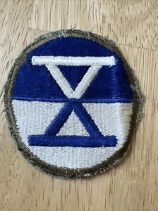 U S Army WWII X Corps Patch - Picture 1 of 7