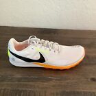 Nike Zoom Rival XC 6 Mens Size 8.5 White/ Orange Track Shoes Spikes DX7999-100