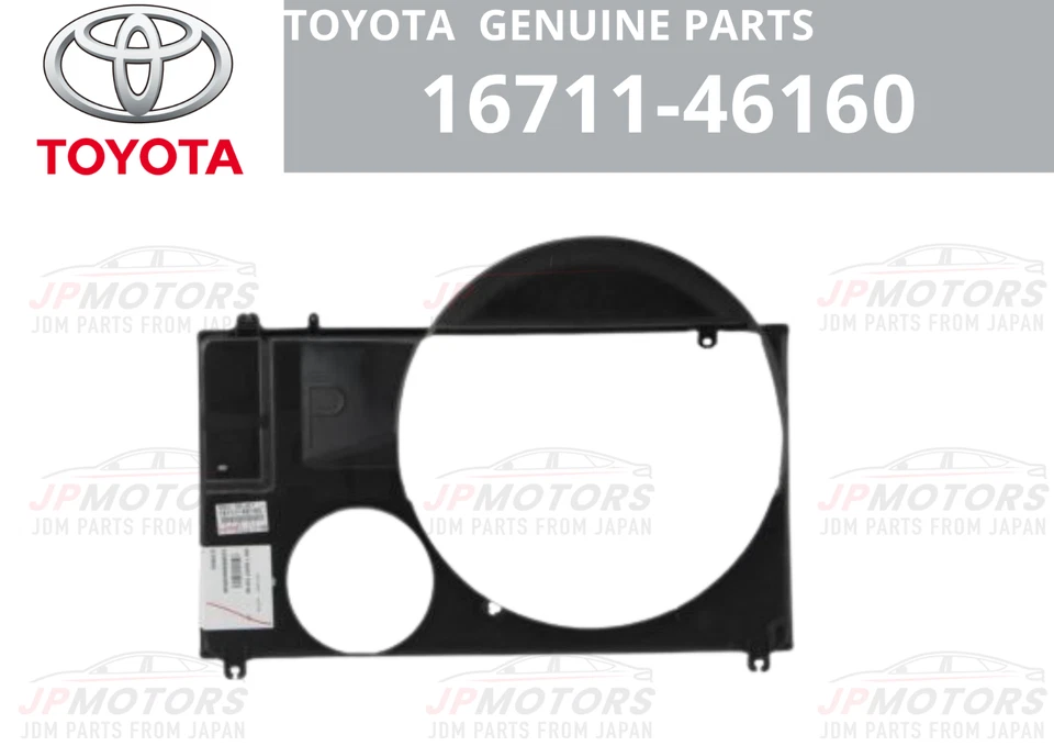 Ventilador de radiador Toyota Genuino Supra 1993-1998 JZA80 16711-46160 nuevo OEM Japón Foto 1 de 4