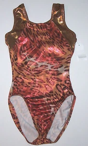 Body Alpha Factor Leotardo Holograma Estampado Animal Tanque Nuevo Niña S CS 3/4 ajuste - Imagen 1 de 9