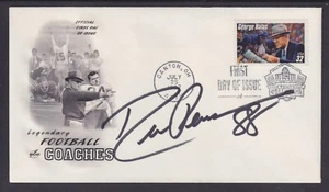 Drew Pearson, Dallas Cowboys Hall of Fame Wide Receiver, signed George Halas FDC - Picture 1 of 1